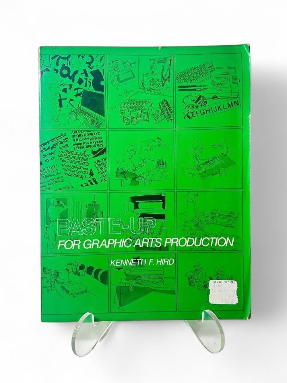 Paste Up For Graphic Arts Production Kenneth F Hird Vintage Design Textbook